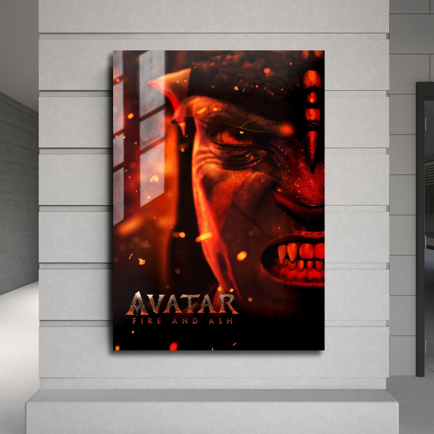 Flex Designs Metal Poster Avatar Fire and Ash Jake 24 x 36" Home Goods - Movie 2009 Movie Metal Poster