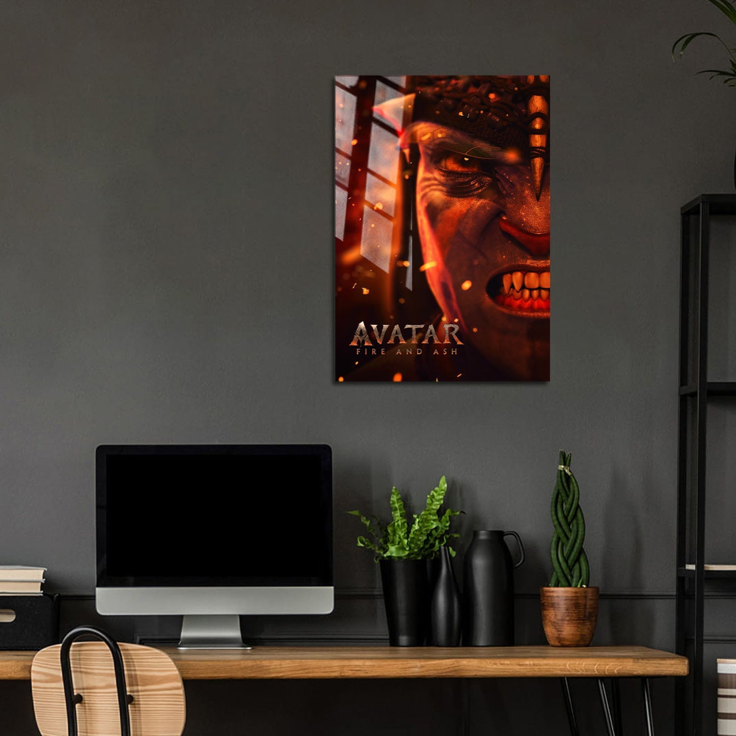 Flex Designs Metal Poster Avatar Fire and Ash Jake 5 x 7" Home Goods - Movie 2009 Movie Metal Poster