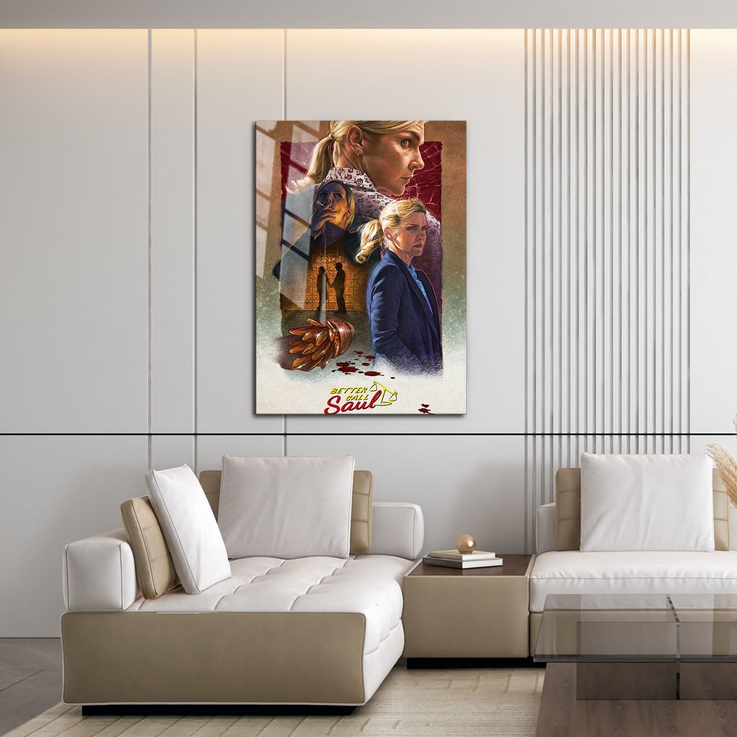 Flex Designs Metal Poster Better Call Saul Cartoon 16 x 24" Home Goods - TV Show 2015 TV Show Metal Poster