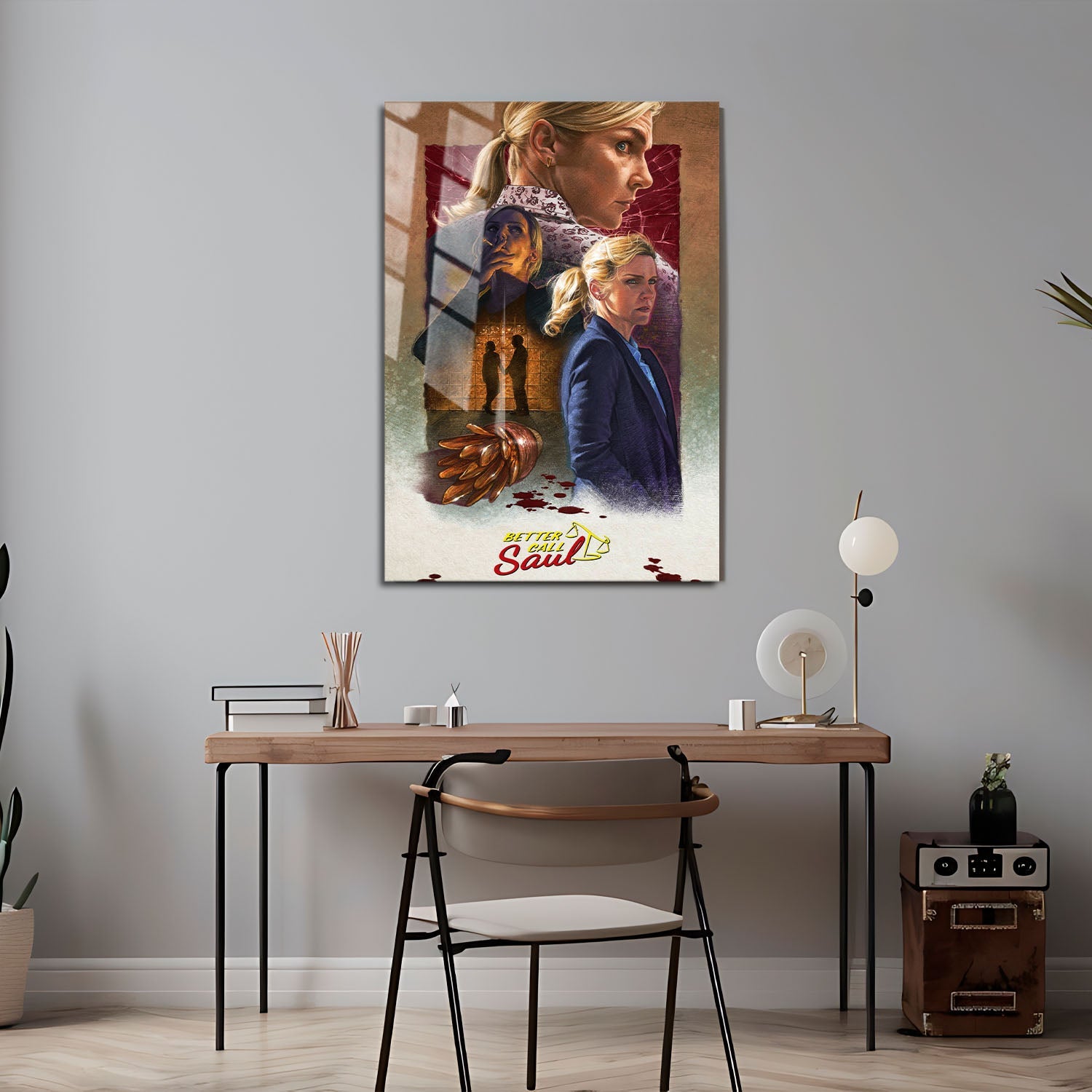 Flex Designs Metal Poster Better Call Saul Cartoon 24 x 36" Home Goods - TV Show 2015 TV Show Metal Poster
