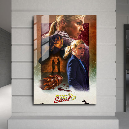 Flex Designs Metal Poster Better Call Saul Cartoon 24 x 36" Home Goods - TV Show 2015 TV Show Metal Poster