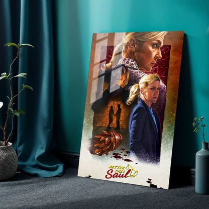 Better Call Saul Cartoon TV Show Metal Poster