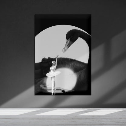 Flex Designs Metal Poster Black Swan Alternate 5 x 7" Home Goods - Movie 2010 Movie Metal Poster