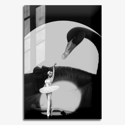 Flex Designs Metal Poster Black Swan Alternate 11 x 17" Home Goods - Movie 2010 Movie Metal Poster