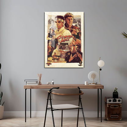 Flex Designs Metal Poster Cobra Kai Sketch 24 x 36" Home Goods - TV Show 2018 TV Show Metal Poster