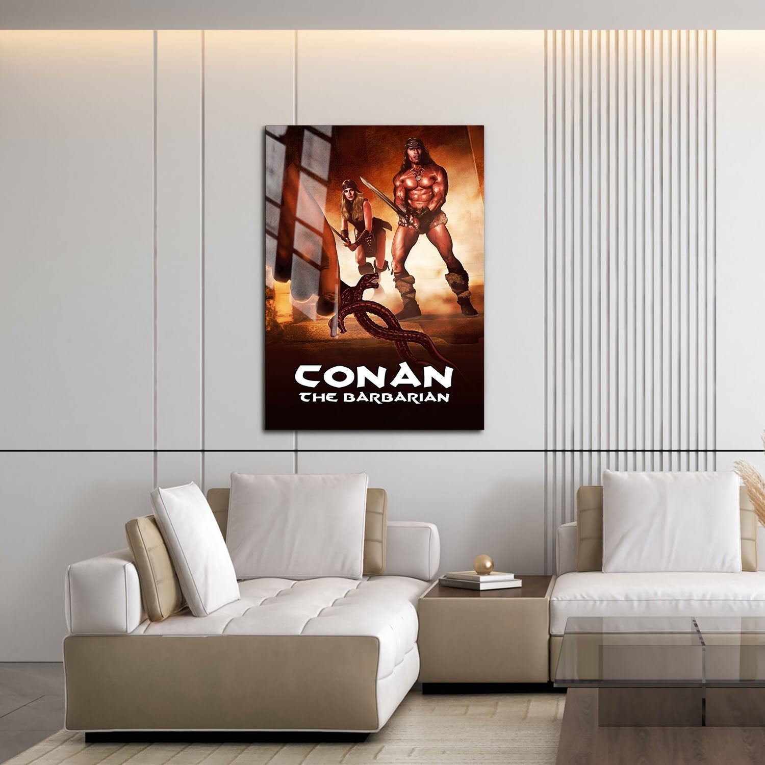 Flex Designs Metal Poster Conan the Barbarian 16 x 24" Home Goods - Movie 1982 Movie Metal Poster