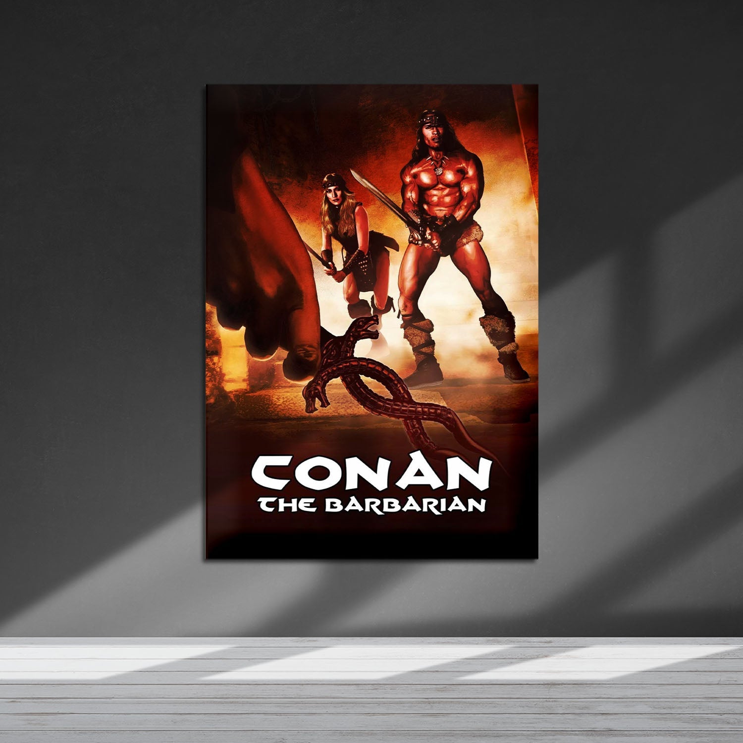 Flex Designs Metal Poster Conan the Barbarian 5 x 7" Home Goods - Movie 1982 Movie Metal Poster