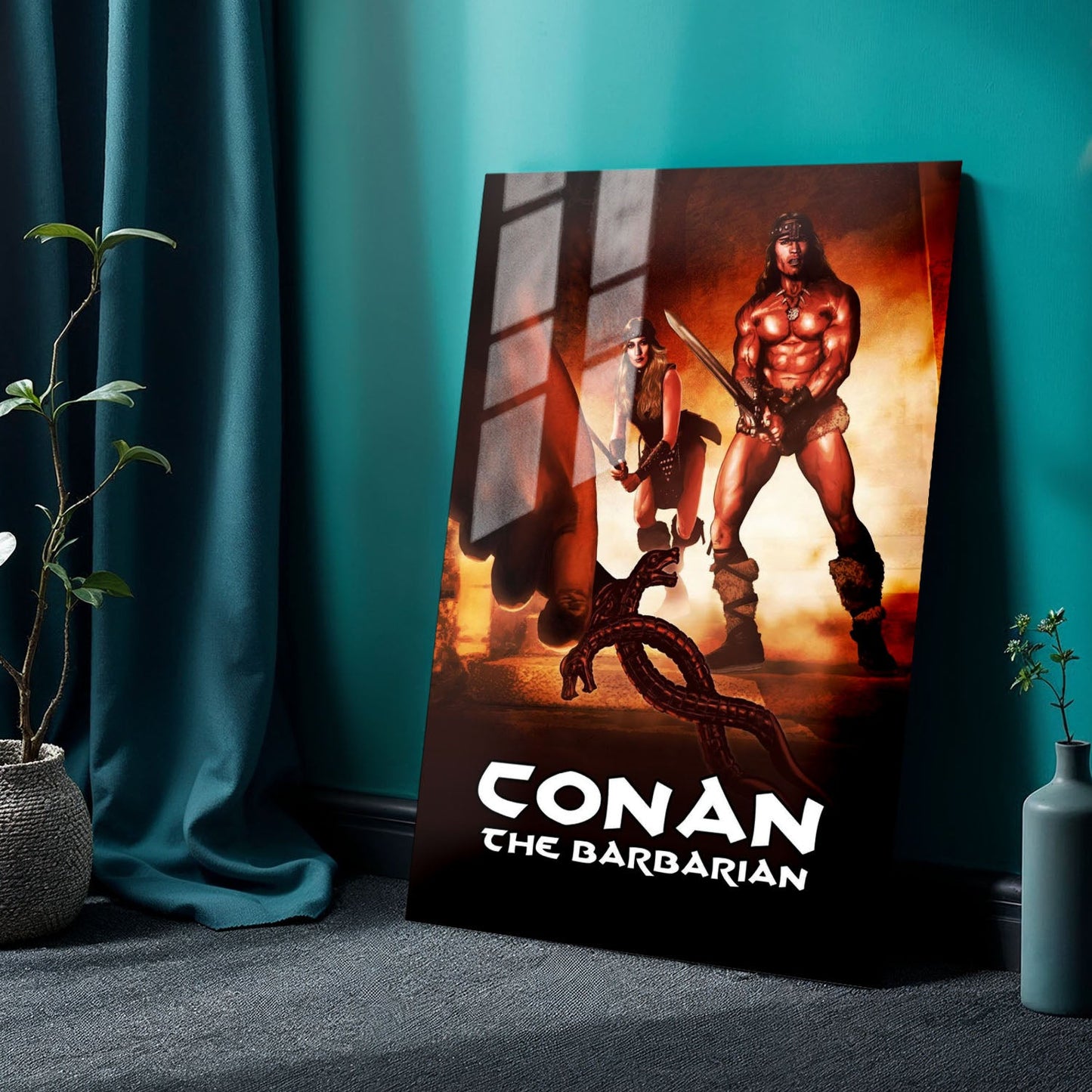 Conan the Barbarian Movie Metal Poster