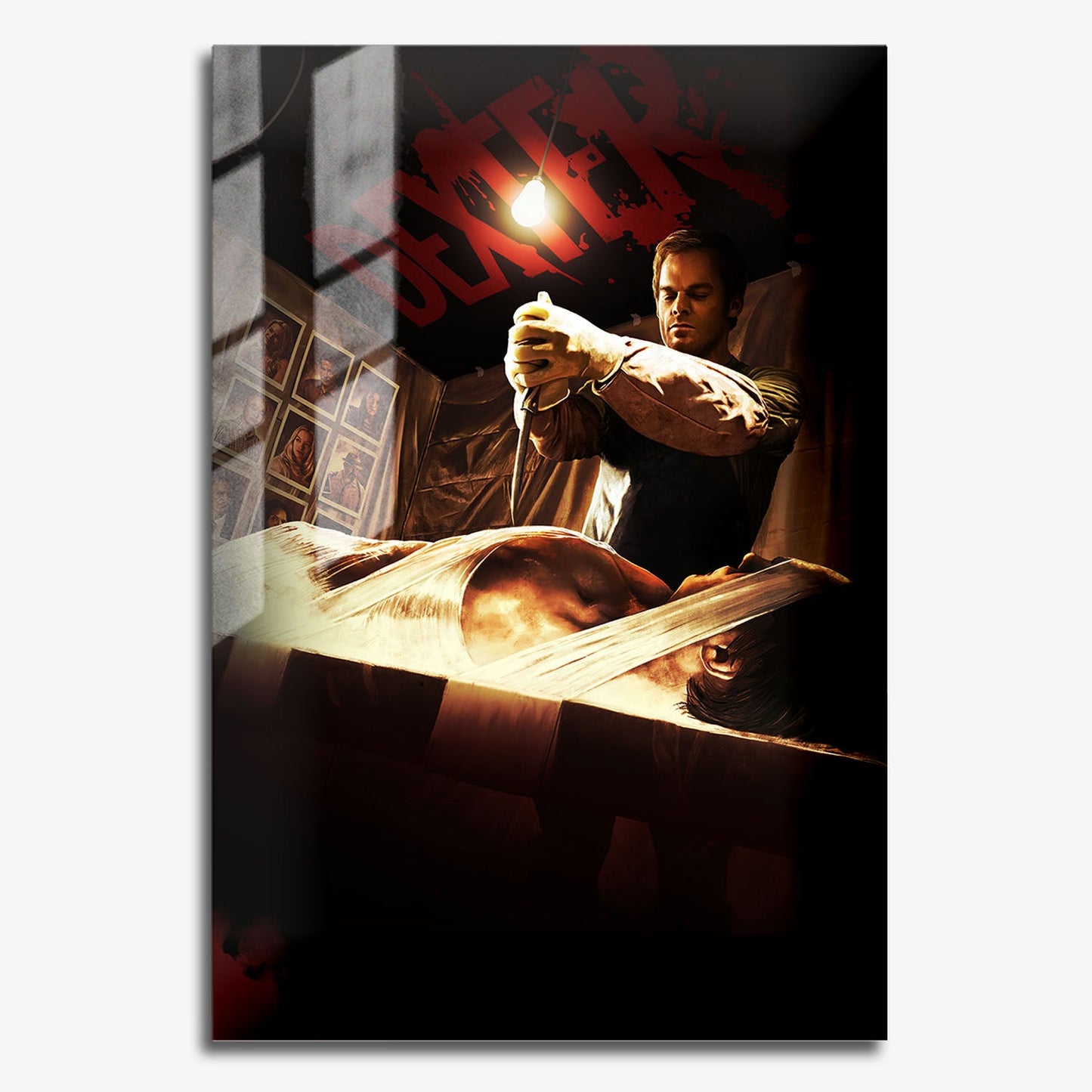 Flex Designs Metal Poster Dexter Key Visual 11 x 17" Home Goods - TV Show 2006 TV Show Metal Poster