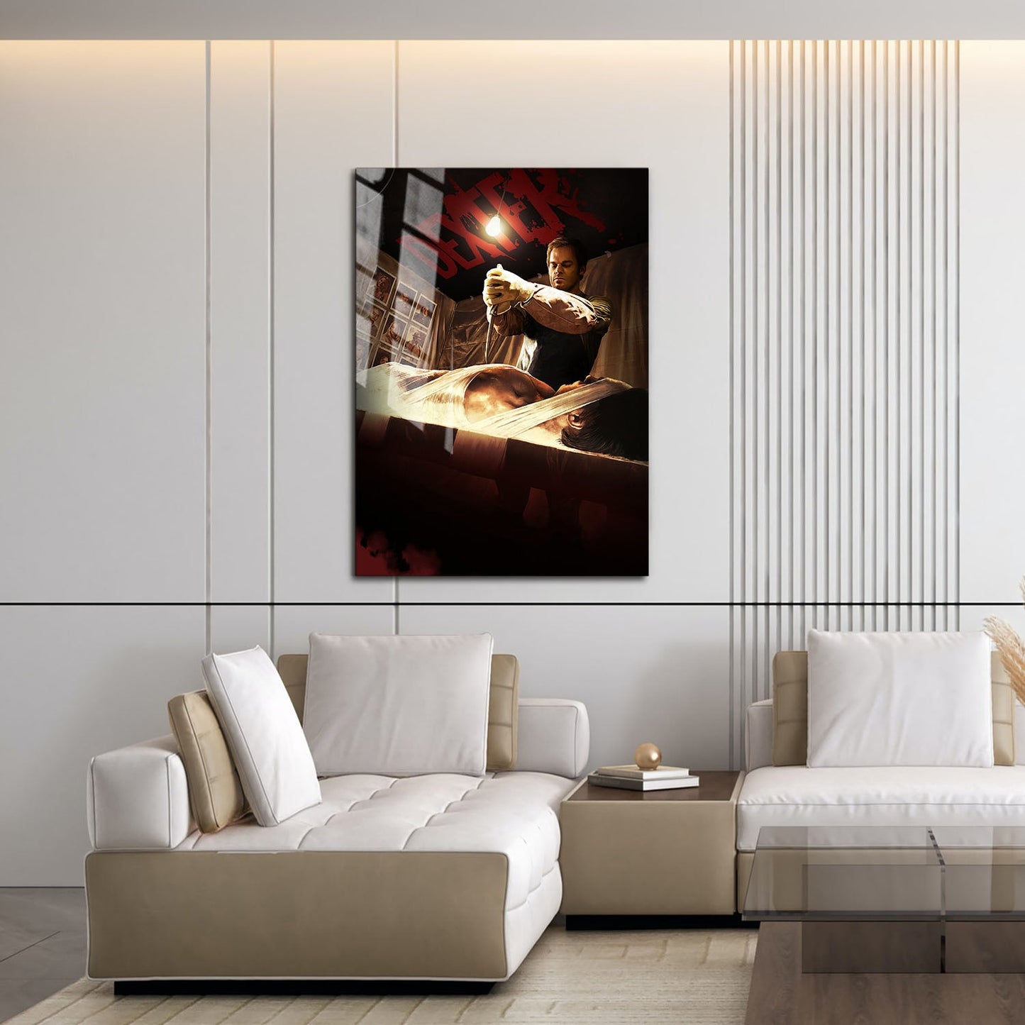 Flex Designs Metal Poster Dexter Key Visual 16 x 24" Home Goods - TV Show 2006 TV Show Metal Poster