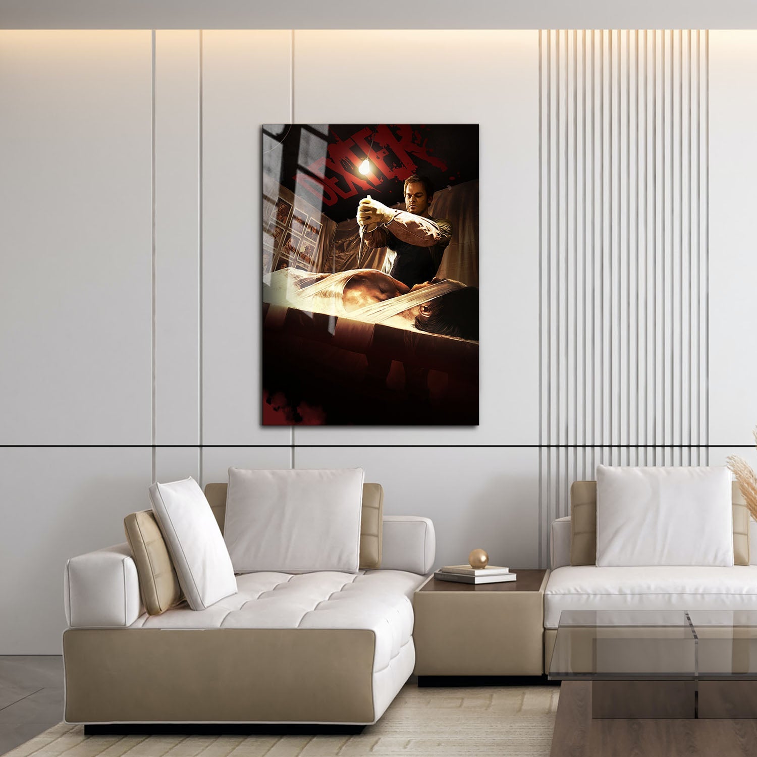 Flex Designs Metal Poster Dexter Key Visual 16 x 24" Home Goods - TV Show 2006 TV Show Metal Poster