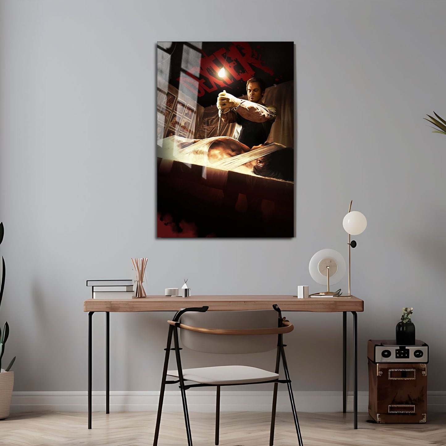 Flex Designs Metal Poster Dexter Key Visual 24 x 36" Home Goods - TV Show 2006 TV Show Metal Poster
