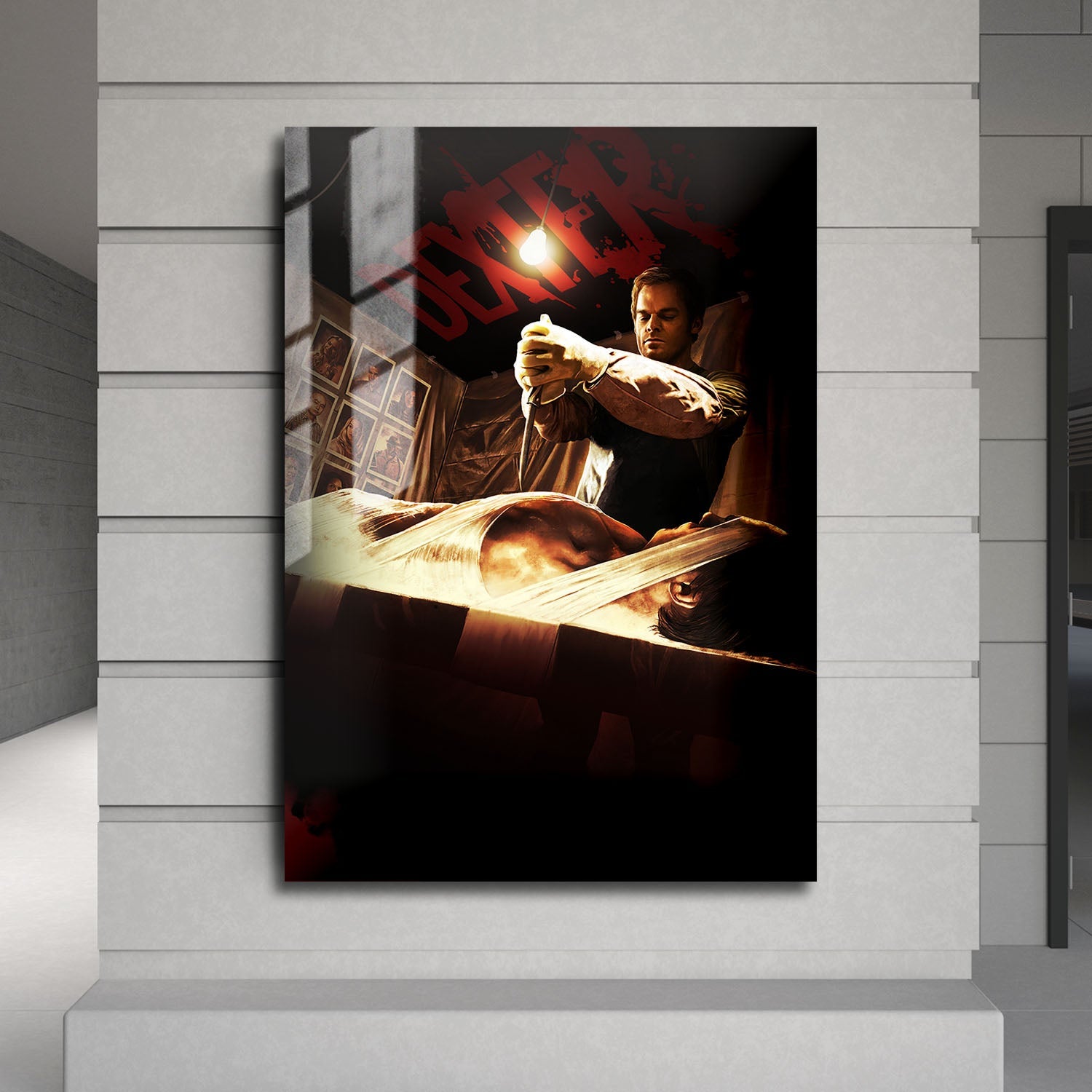 Flex Designs Metal Poster Dexter Key Visual 24 x 36" Home Goods - TV Show 2006 TV Show Metal Poster