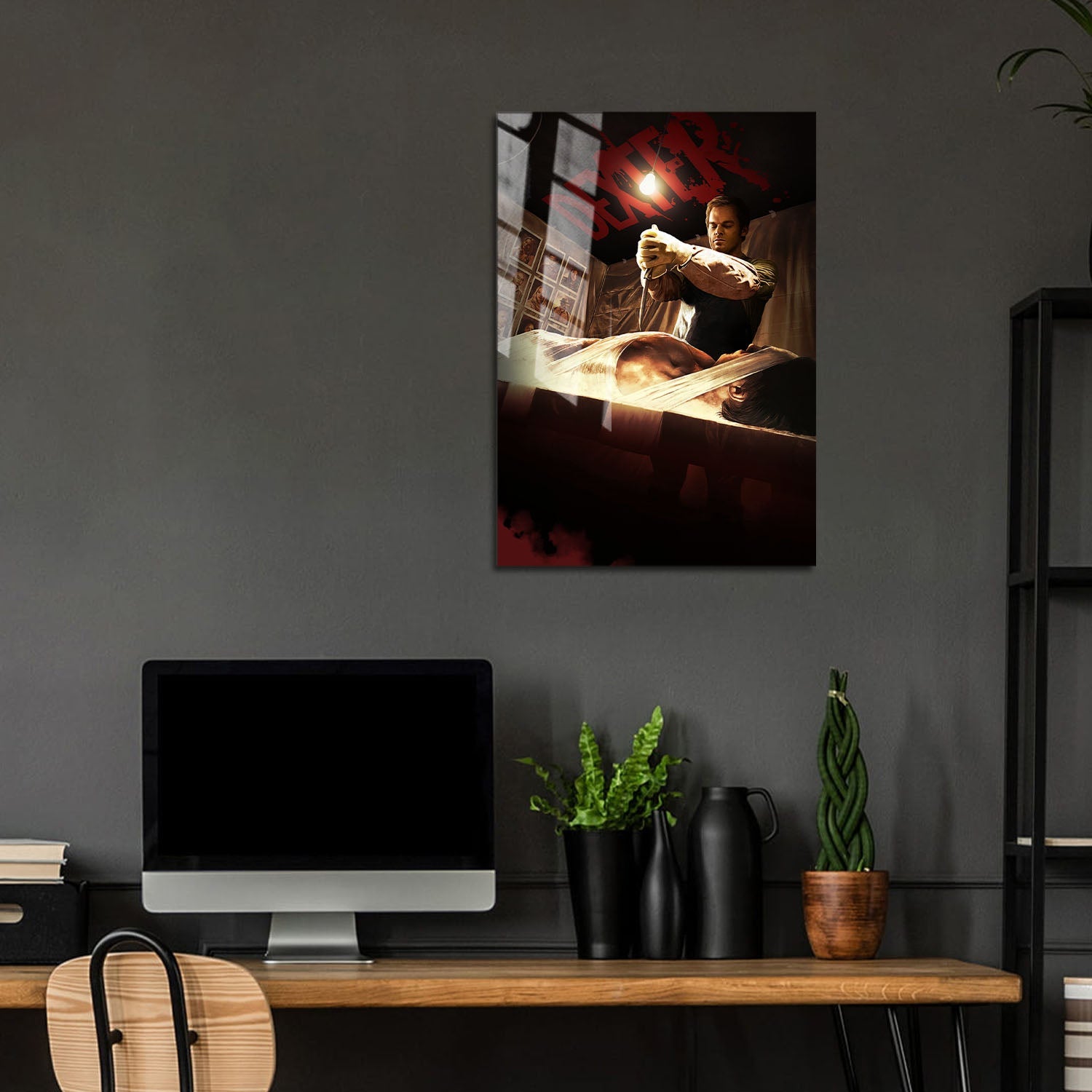 Flex Designs Metal Poster Dexter Key Visual 5 x 7" Home Goods - TV Show 2006 TV Show Metal Poster