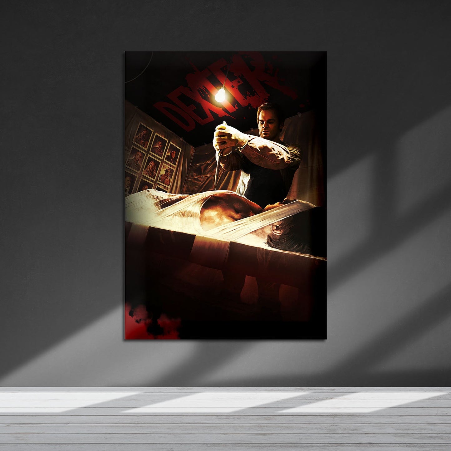 Flex Designs Metal Poster Dexter Key Visual 5 x 7" Home Goods - TV Show 2006 TV Show Metal Poster
