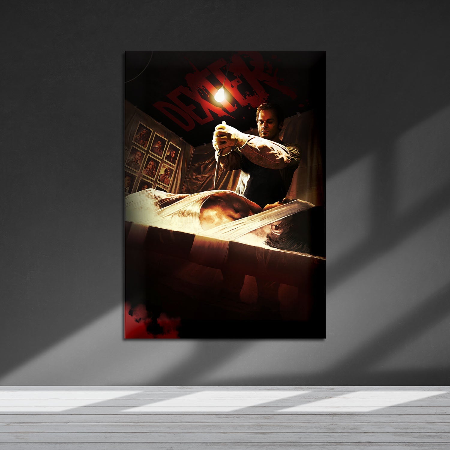 Flex Designs Metal Poster Dexter Key Visual 5 x 7" Home Goods - TV Show 2006 TV Show Metal Poster