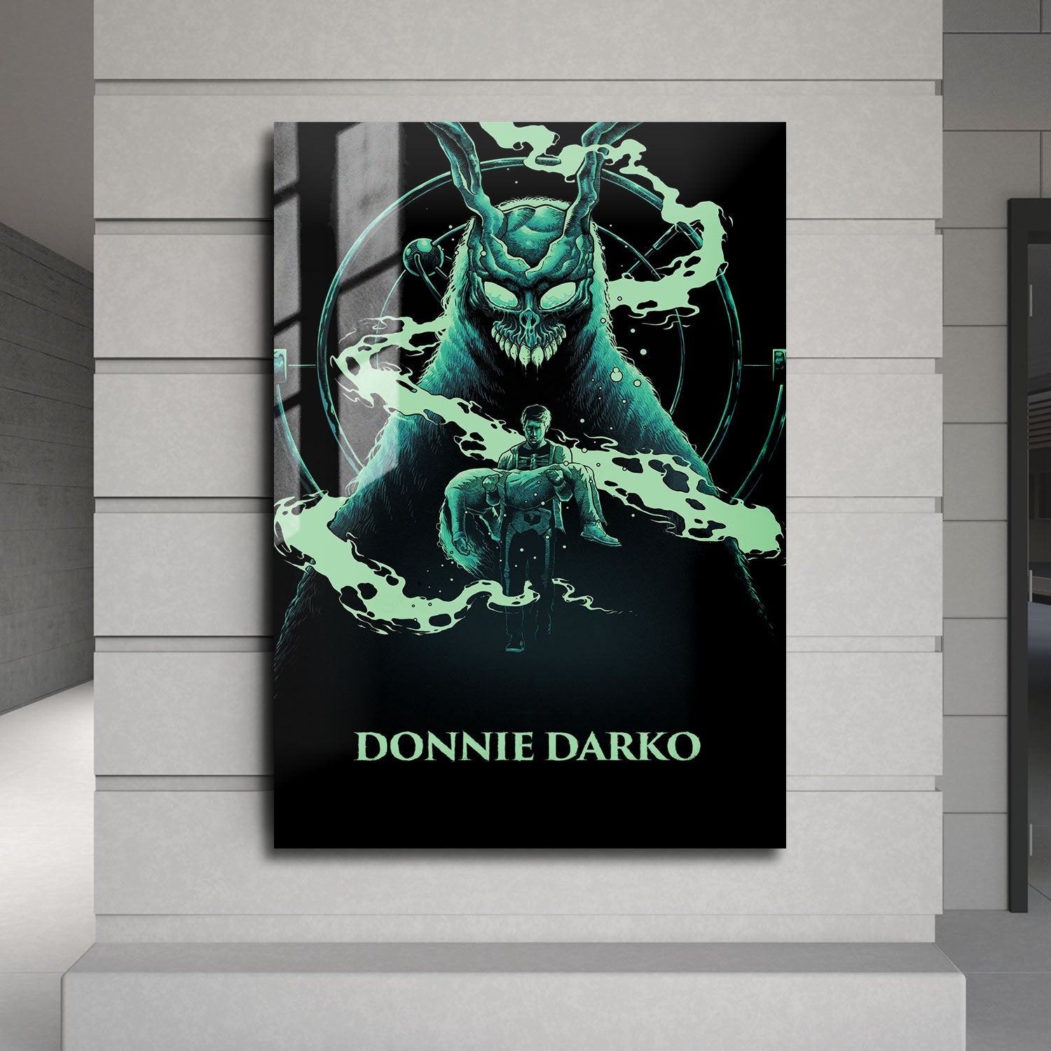 Flex Designs Metal Poster Donnie Darko Sketch 24 x 36" Home Goods - Movie 2001 Movie Metal Poster