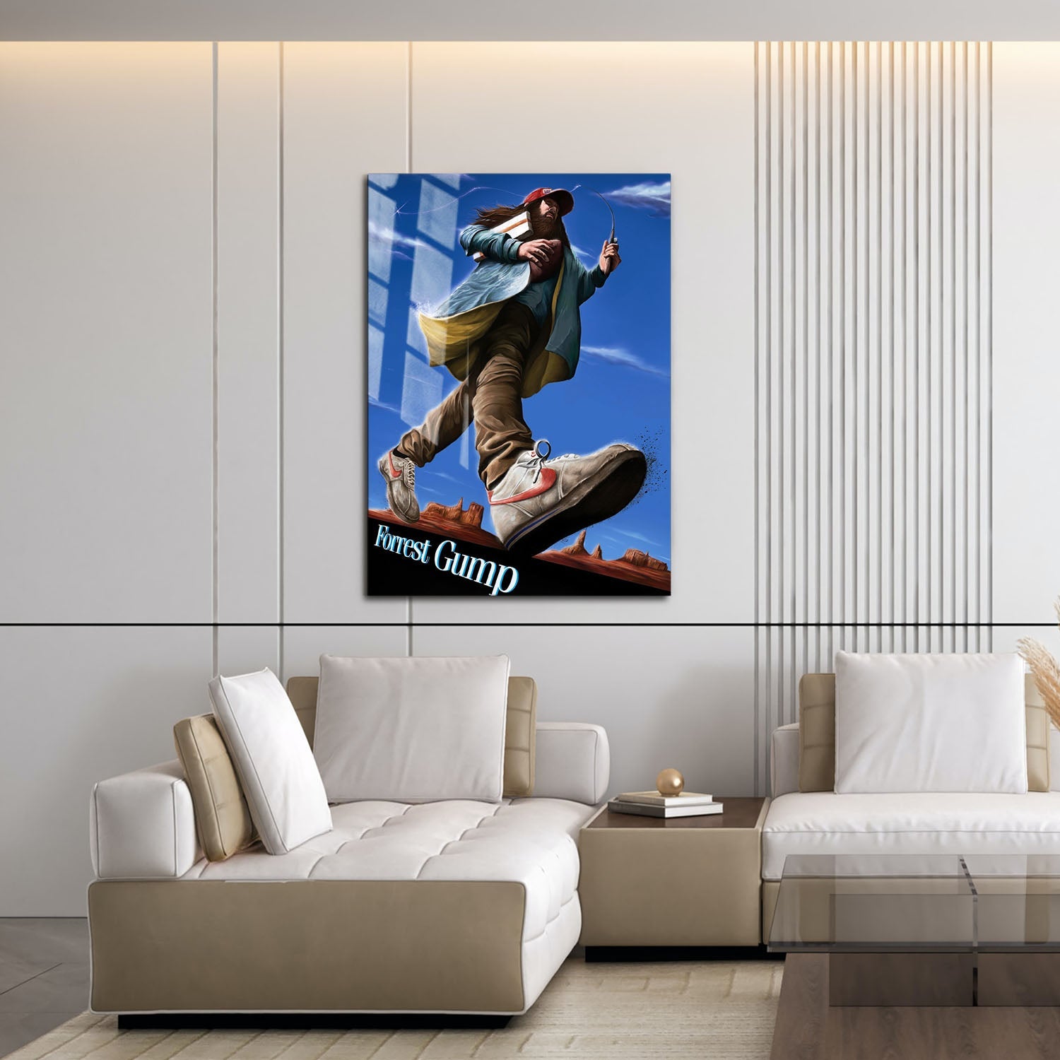 Flex Designs Metal Poster Forrest Gump Sketch 16 x 24" Home Goods - Movie 1994 Movie Metal Poster
