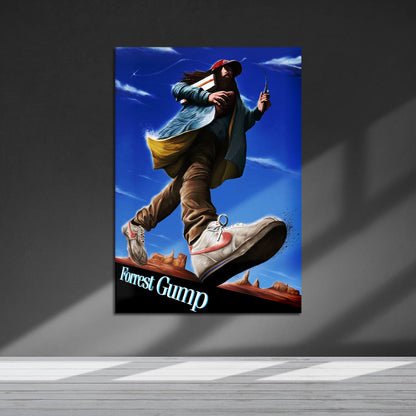 Flex Designs Metal Poster Forrest Gump Sketch 5 x 7" Home Goods - Movie 1994 Movie Metal Poster