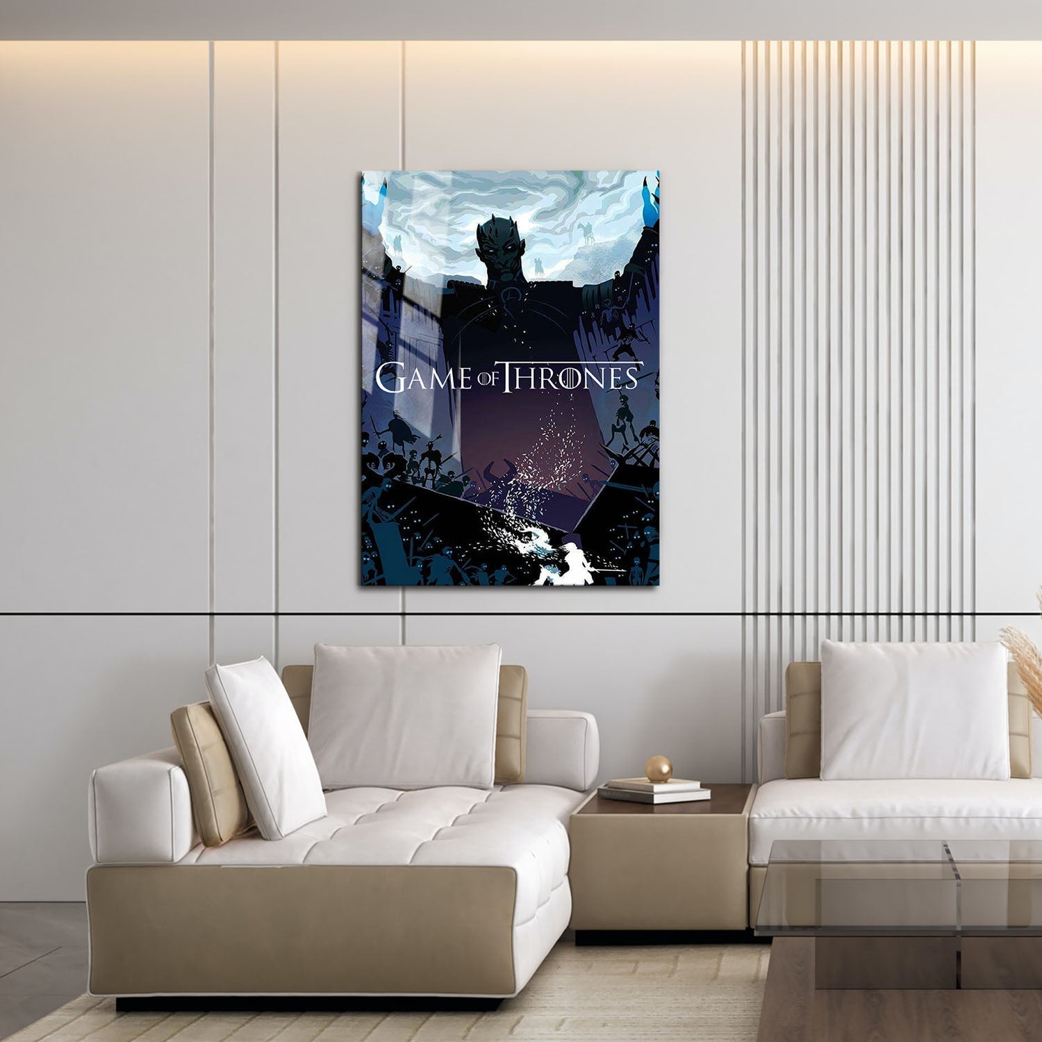 Flex Designs Metal Poster Game of Thrones Night King Sketch 16 x 24" Home Goods - TV Show 2011 TV Show Metal Poster