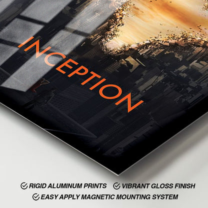 Flex Designs Metal Poster Inception Totem 11 x 17" Home Goods - Movie 2010 Movie Metal Poster
