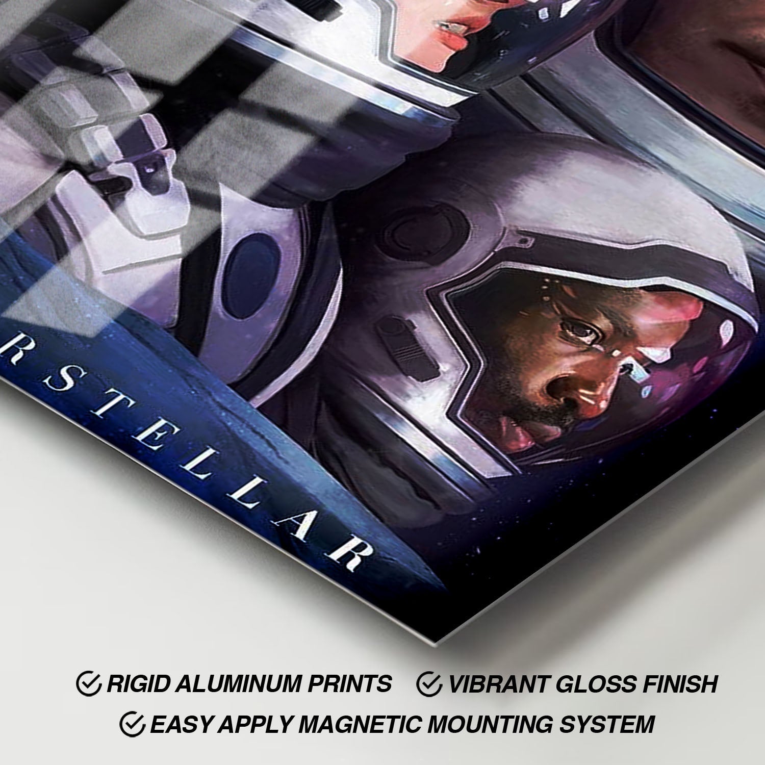 Flex Designs Metal Poster Interstellar Sketch 11 x 17" Home Goods - Movie 2014 Movie Metal Poster