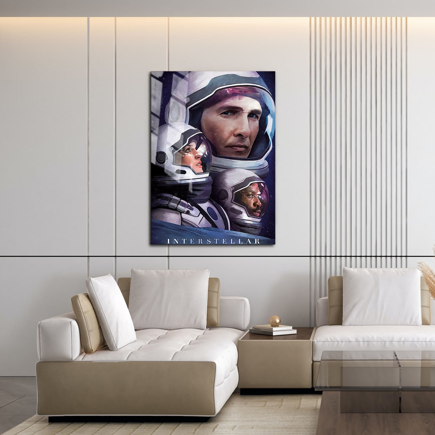 Flex Designs Metal Poster Interstellar Sketch 16 x 24" Home Goods - Movie 2014 Movie Metal Poster