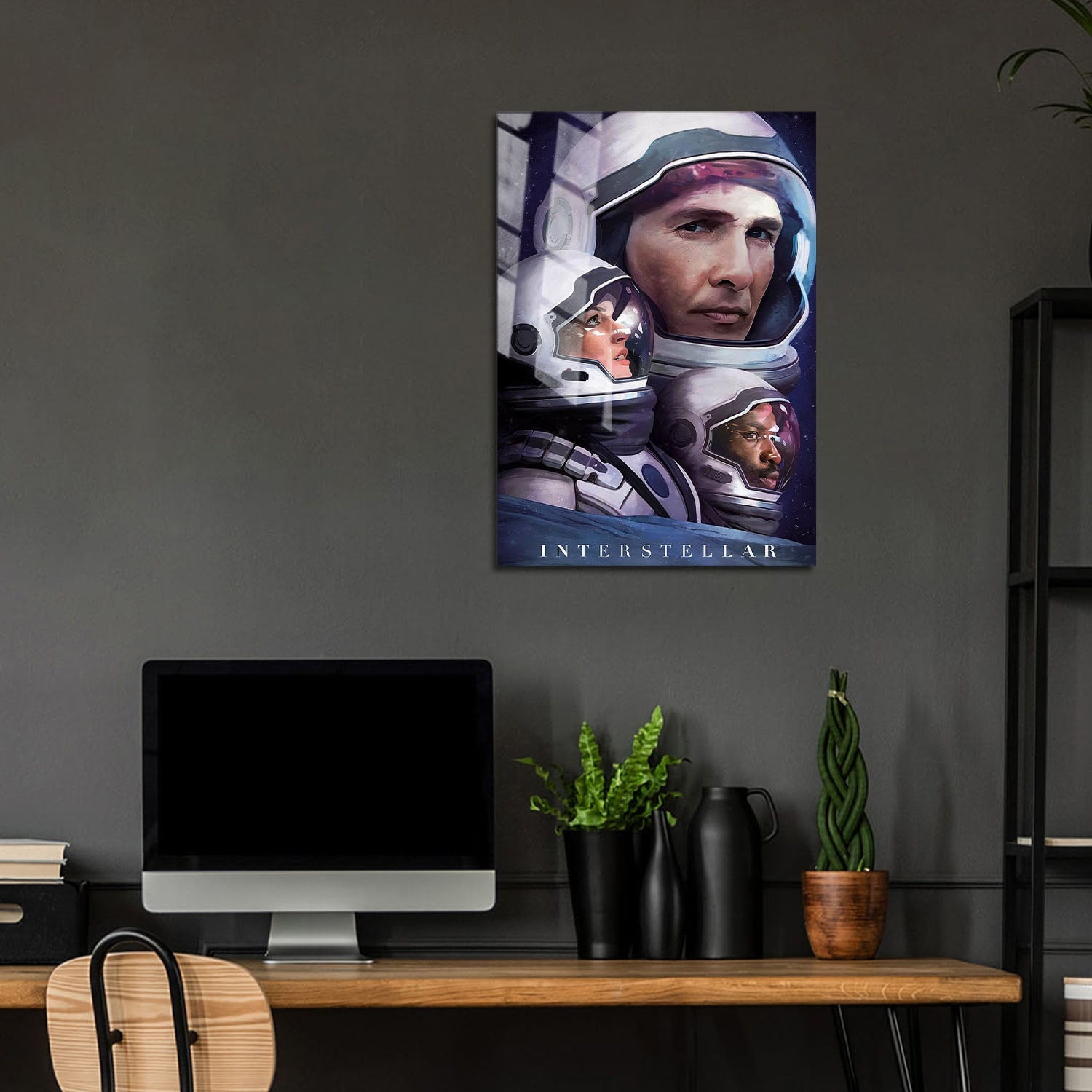 Flex Designs Metal Poster Interstellar Sketch 5 x 7" Home Goods - Movie 2014 Movie Metal Poster