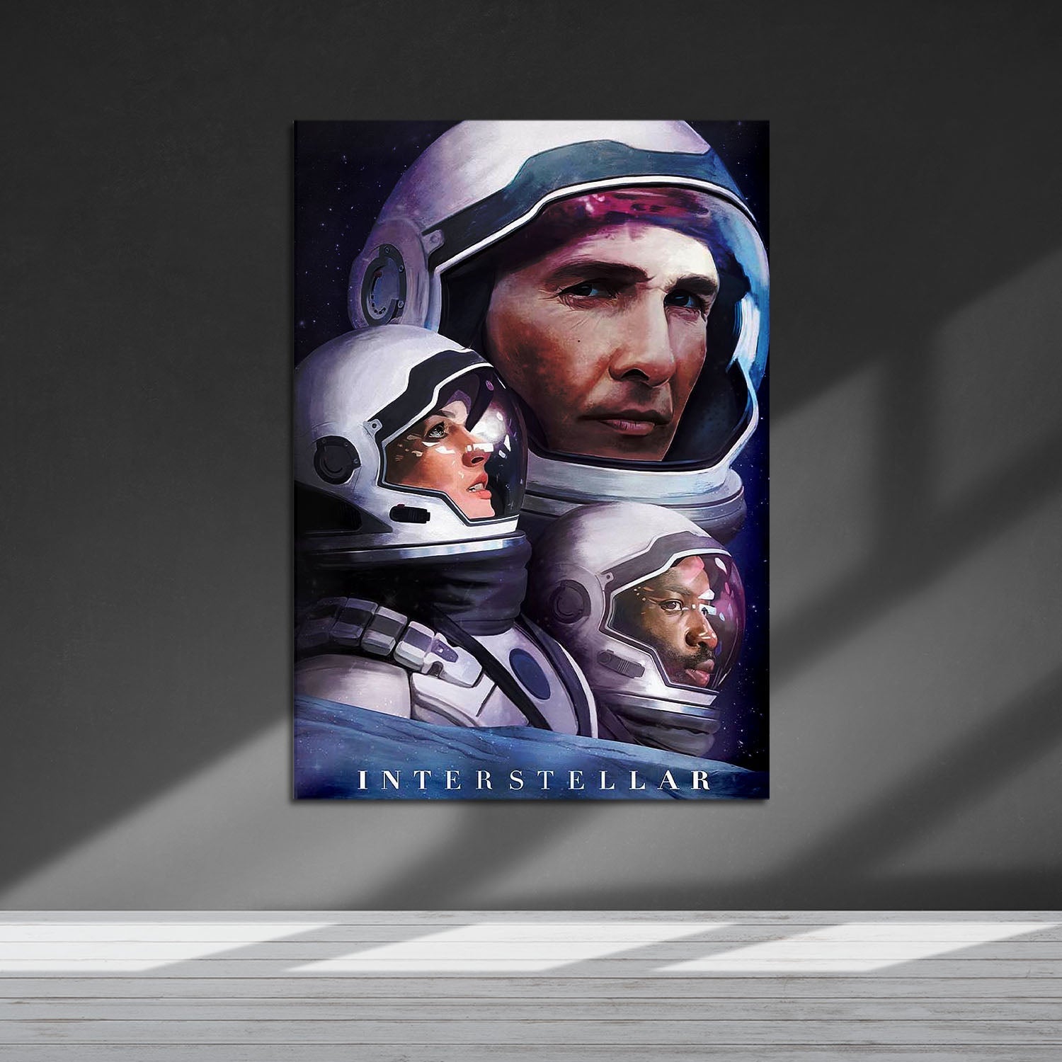 Flex Designs Metal Poster Interstellar Sketch 5 x 7" Home Goods - Movie 2014 Movie Metal Poster