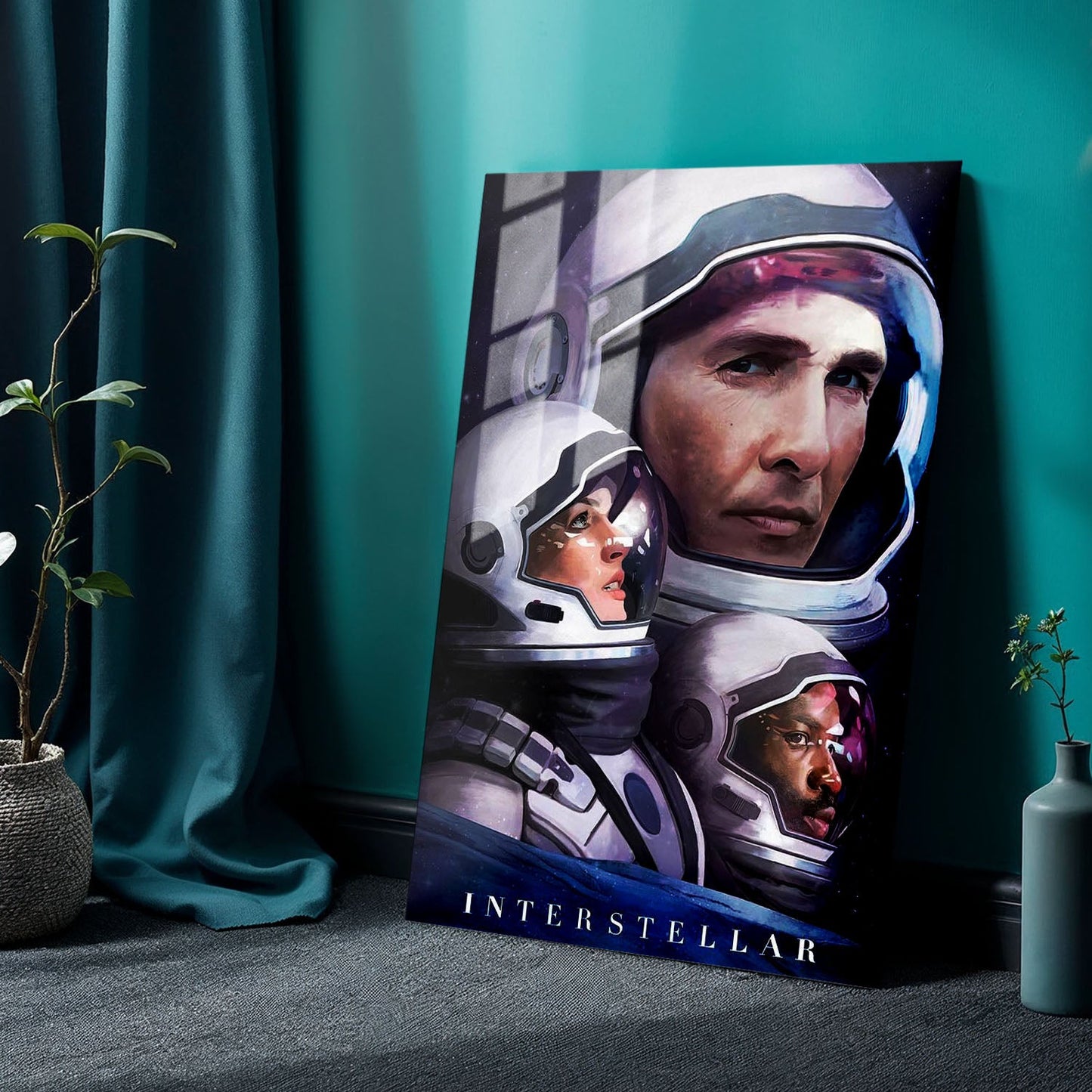 Interstellar Sketch Movie Metal Poster