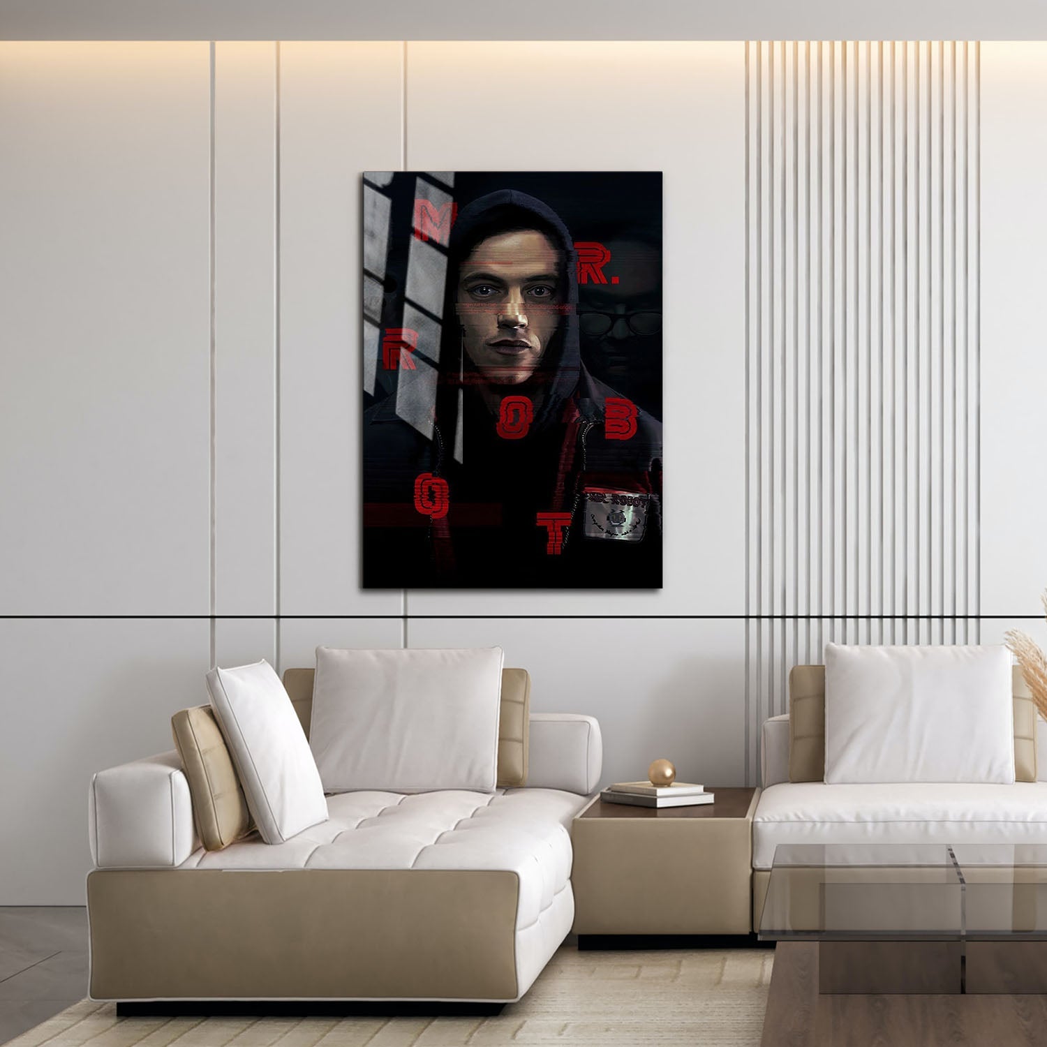 Flex Designs Metal Poster Mr Robot Key Visual 16 x 24" Home Goods - TV Show 2015 TV Show Metal Poster