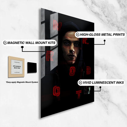 Flex Designs Metal Poster Mr Robot Key Visual 16 x 24" Home Goods - TV Show 2015 TV Show Metal Poster