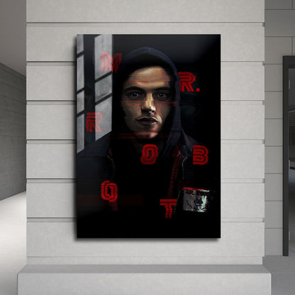 Flex Designs Metal Poster Mr Robot Key Visual 24 x 36" Home Goods - TV Show 2015 TV Show Metal Poster
