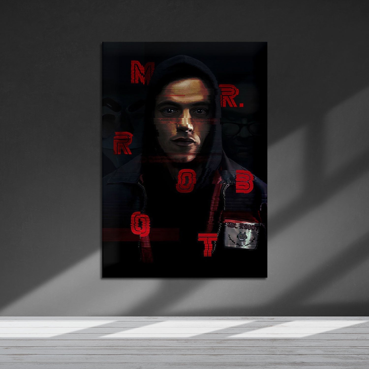 Flex Designs Metal Poster Mr Robot Key Visual 5 x 7" Home Goods - TV Show 2015 TV Show Metal Poster