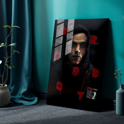 Mr Robot Key Visual TV Show Metal Poster