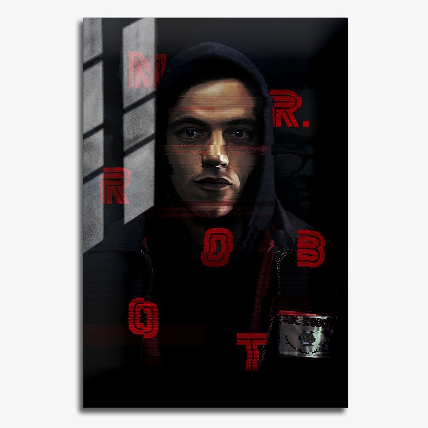 Flex Designs Metal Poster Mr Robot Key Visual 11 x 17" Home Goods - TV Show 2015 TV Show Metal Poster