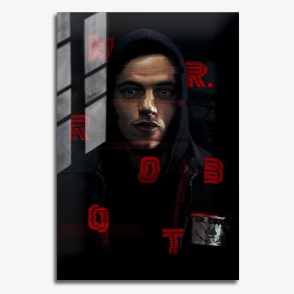 Flex Designs Metal Poster Mr Robot Key Visual 11 x 17" Home Goods - TV Show 2015 TV Show Metal Poster