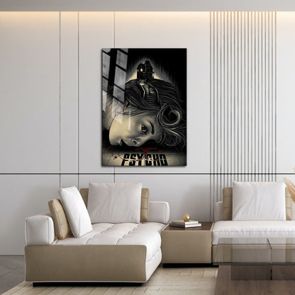Flex Designs Metal Poster Psycho Sketch 16 x 24" Home Goods - Movie 1960 Movie Metal Poster