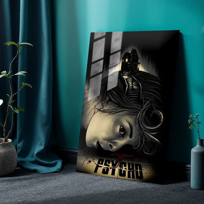 Psycho Sketch Movie Metal Poster