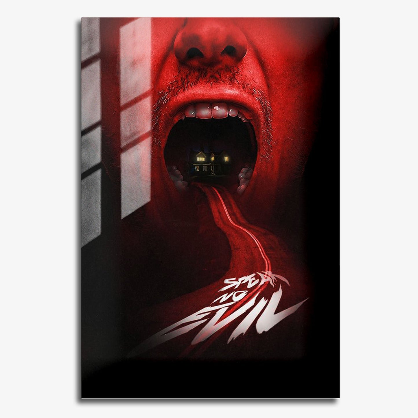 Flex Designs Metal Poster Speak No Evil Sketch 11 x 17" Home Goods - Movie 2022 Movie Metal Poster