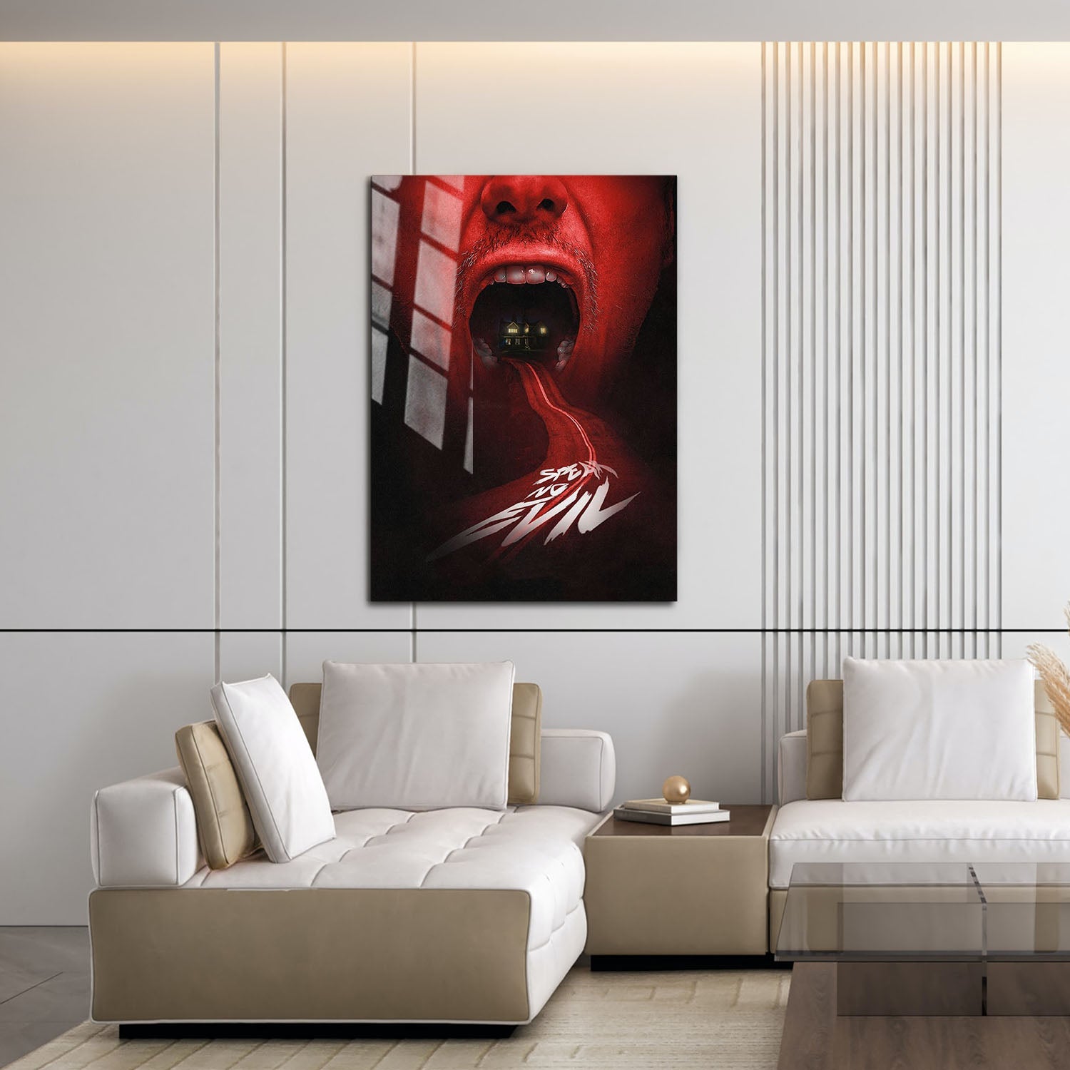 Flex Designs Metal Poster Speak No Evil Sketch 16 x 24" Home Goods - Movie 2022 Movie Metal Poster