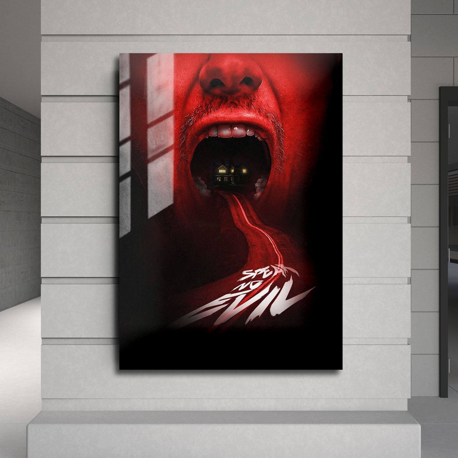 Flex Designs Metal Poster Speak No Evil Sketch 24 x 36" Home Goods - Movie 2022 Movie Metal Poster