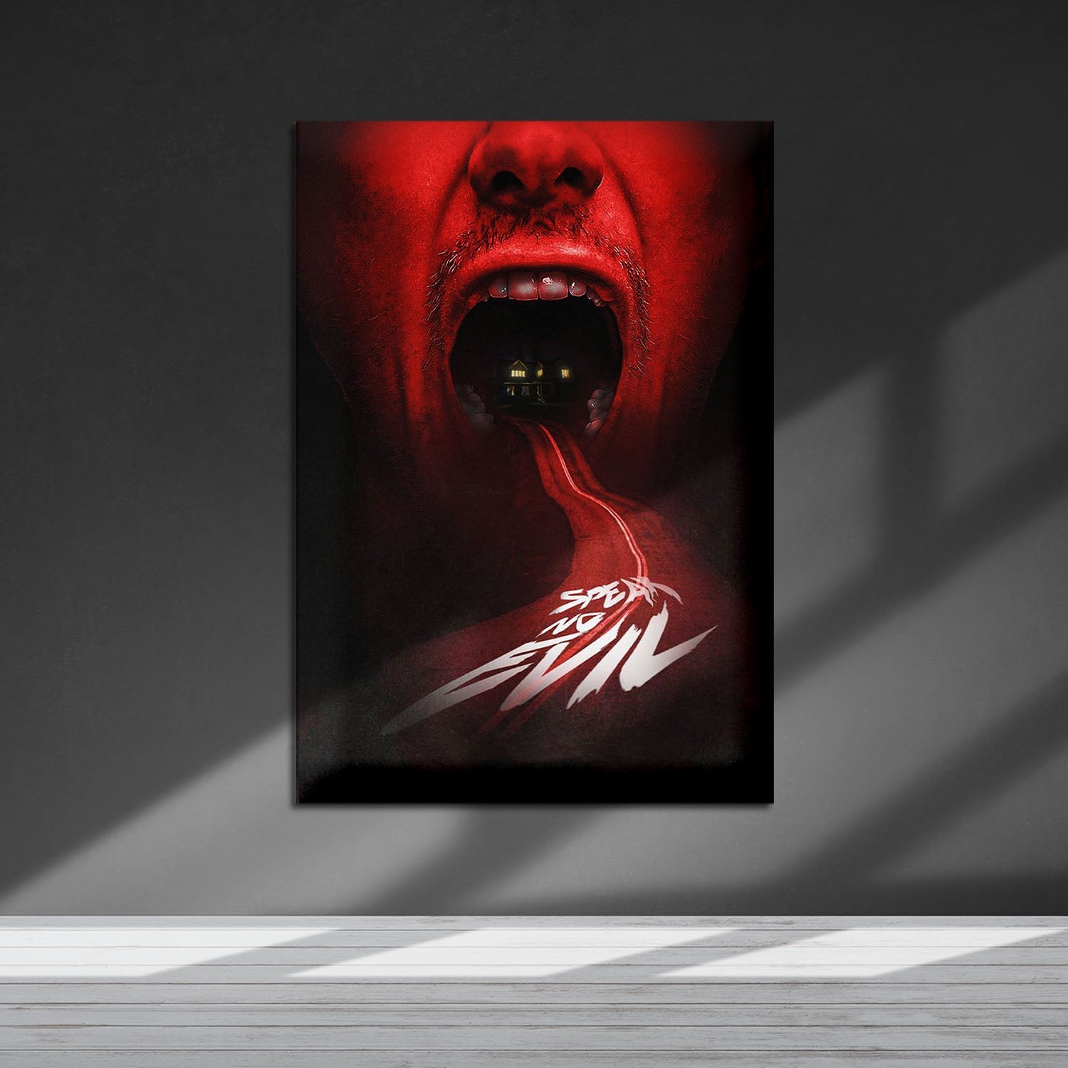 Flex Designs Metal Poster Speak No Evil Sketch 5 x 7" Home Goods - Movie 2022 Movie Metal Poster