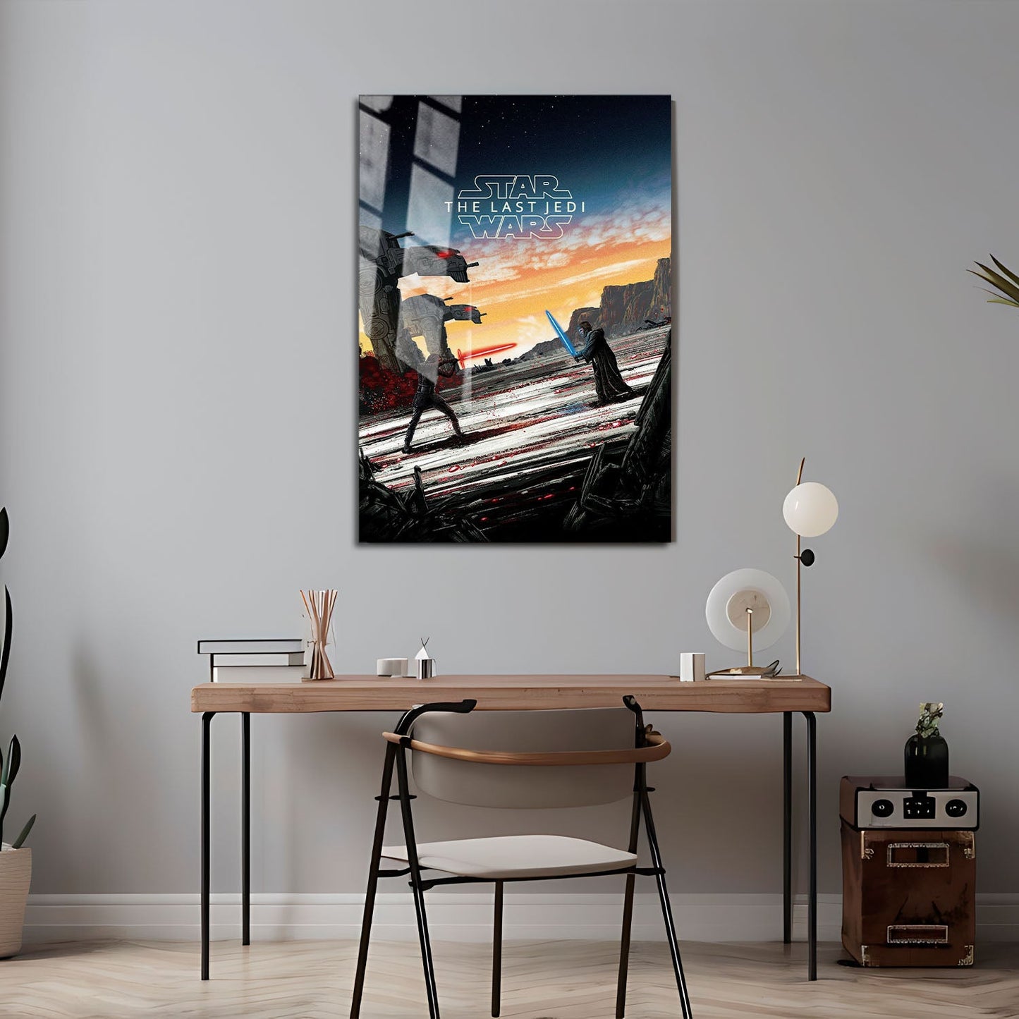 Flex Designs Metal Poster Star Wars The Last Jedi Sketch 24 x 36" Home Goods - Movie 2017 Movie Metal Poster