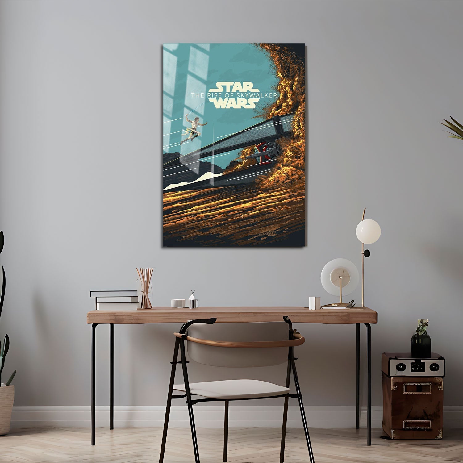 Flex Designs Metal Poster Star Wars The Rise of Skywalker Sketch 24 x 36" Home Goods - Movie 2019 Movie Metal Poster