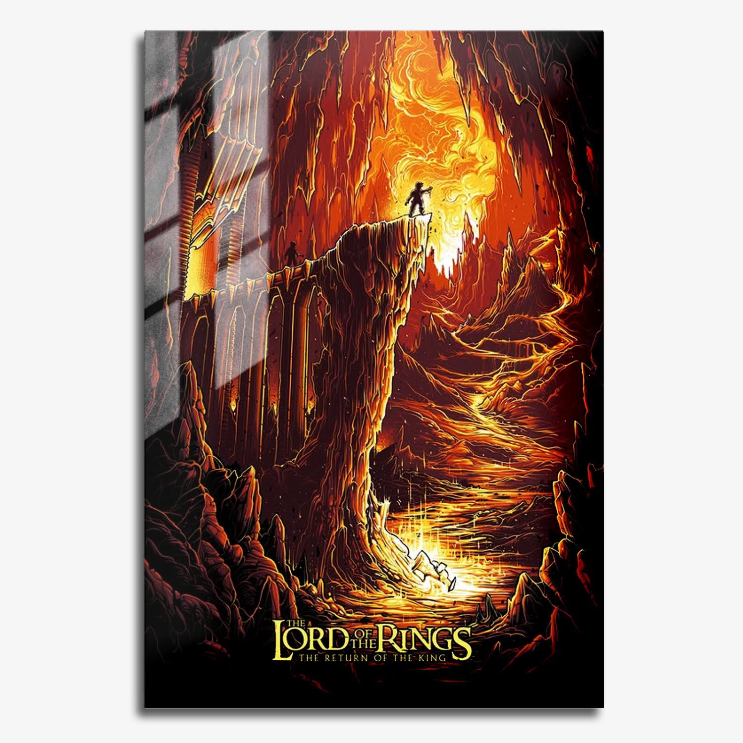 Flex Designs Metal Poster The Lord of the Rings The Return of the King Sketch 11 x 17" Home Goods - Movie 2003 Movie Metal Poster