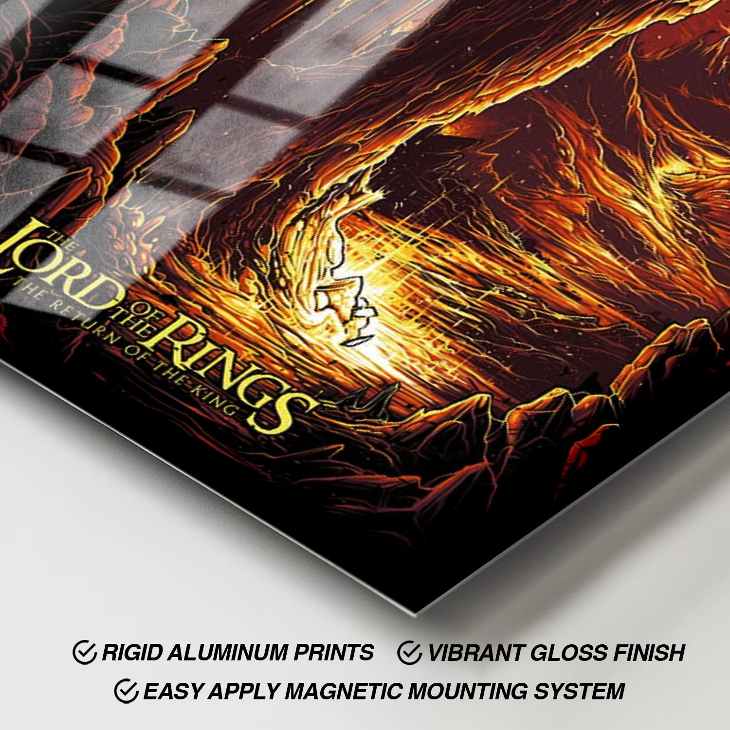 Flex Designs Metal Poster The Lord of the Rings The Return of the King Sketch 11 x 17" Home Goods - Movie 2003 Movie Metal Poster