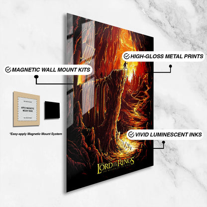 Flex Designs Metal Poster The Lord of the Rings The Return of the King Sketch 16 x 24" Home Goods - Movie 2003 Movie Metal Poster