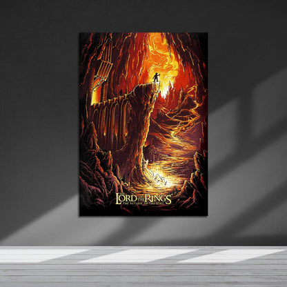 Flex Designs Metal Poster The Lord of the Rings The Return of the King Sketch 5 x 7" Home Goods - Movie 2003 Movie Metal Poster