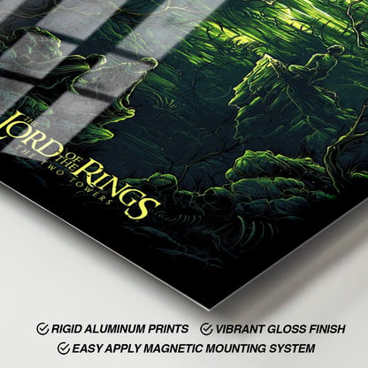Flex Designs Metal Poster The Lord of the Rings The Two Towers Sketch 11 x 17" Home Goods - Movie 2002 Movie Metal Poster